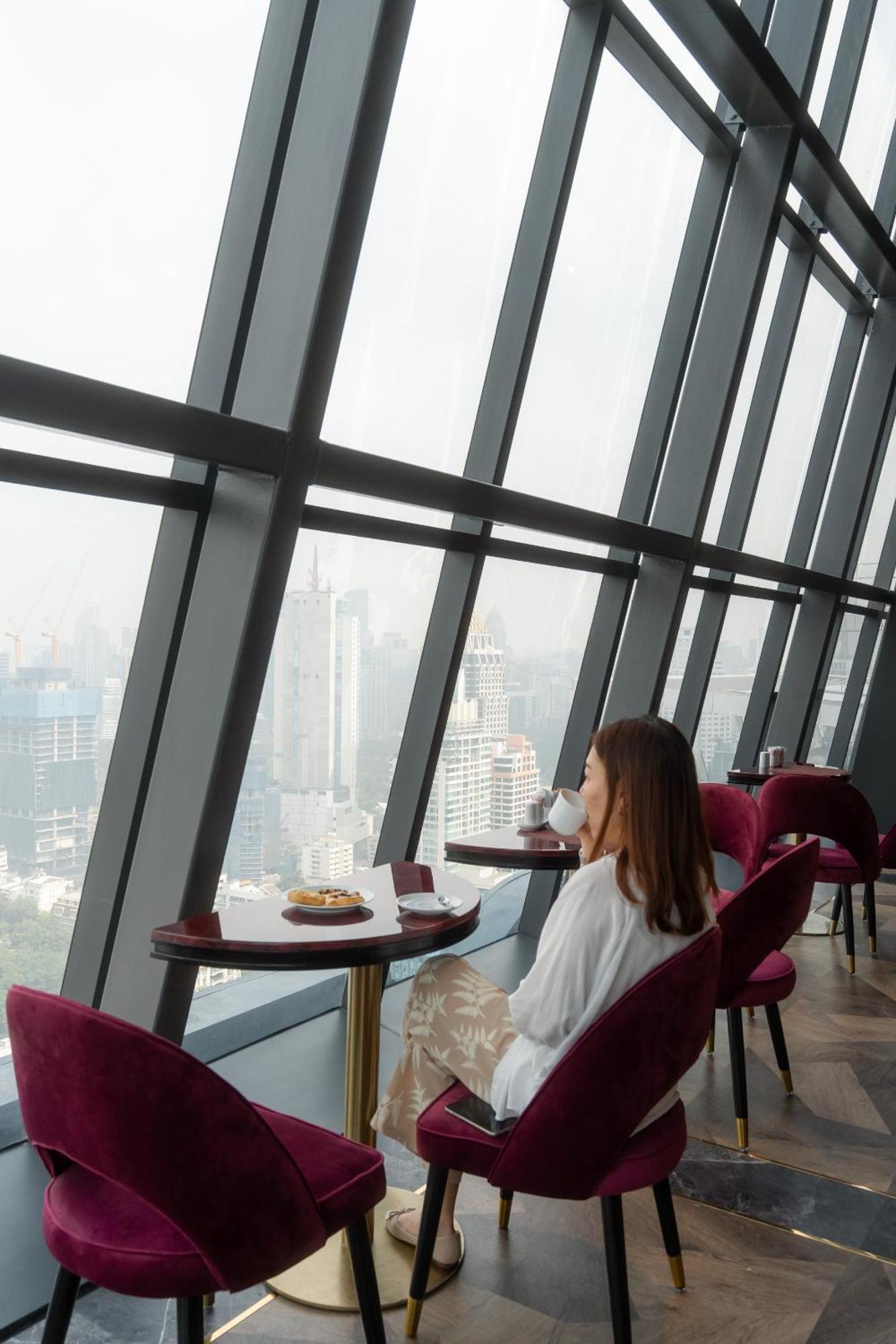Ascott Embassy Sathorn Bangkok Hotel Bagian luar foto Sky Bar
