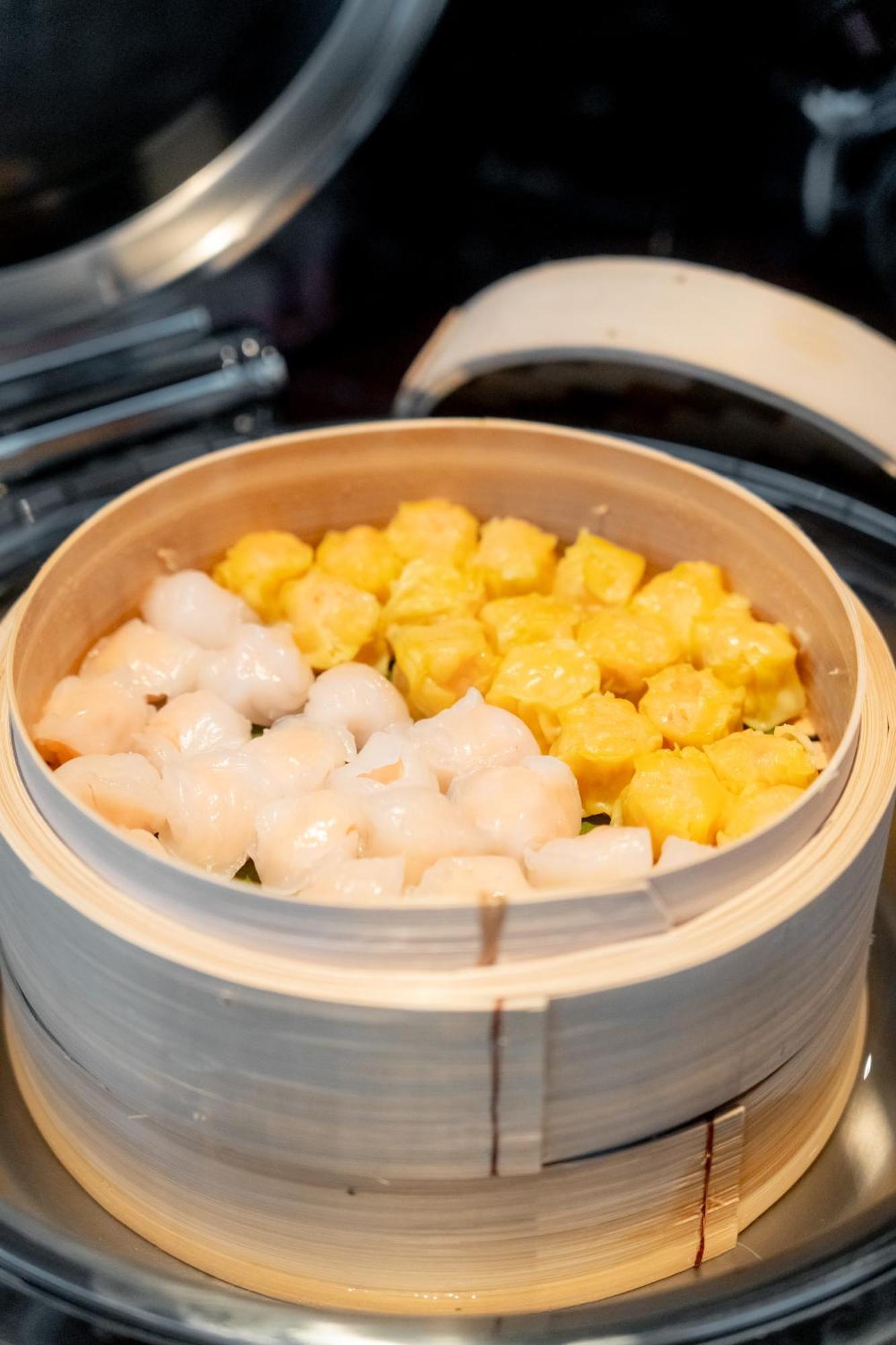 Ascott Embassy Sathorn Bangkok Hotel Bagian luar foto Steamed scallops with egg and corn